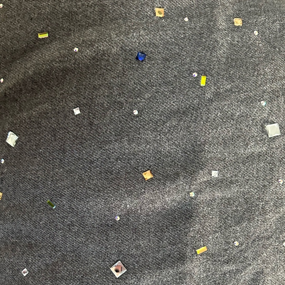 6 foot pashmina rap with rhinestones
